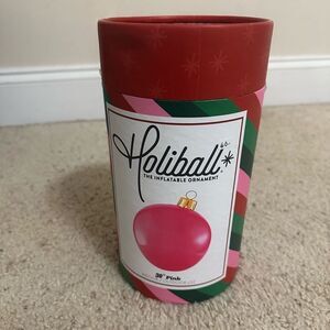 NIB Pink Holiball Inflatable Ornament, 30" Indoor/outdoor